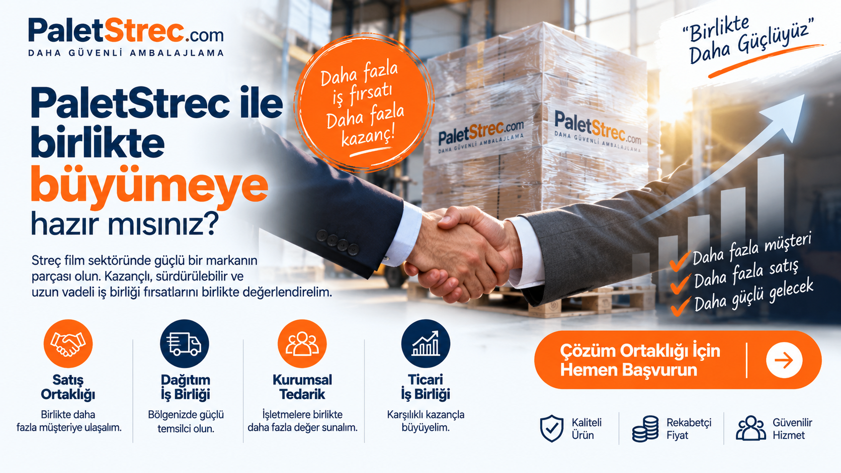 PaletStrec çözüm ortaklığı programı - birlikte büyüyelim