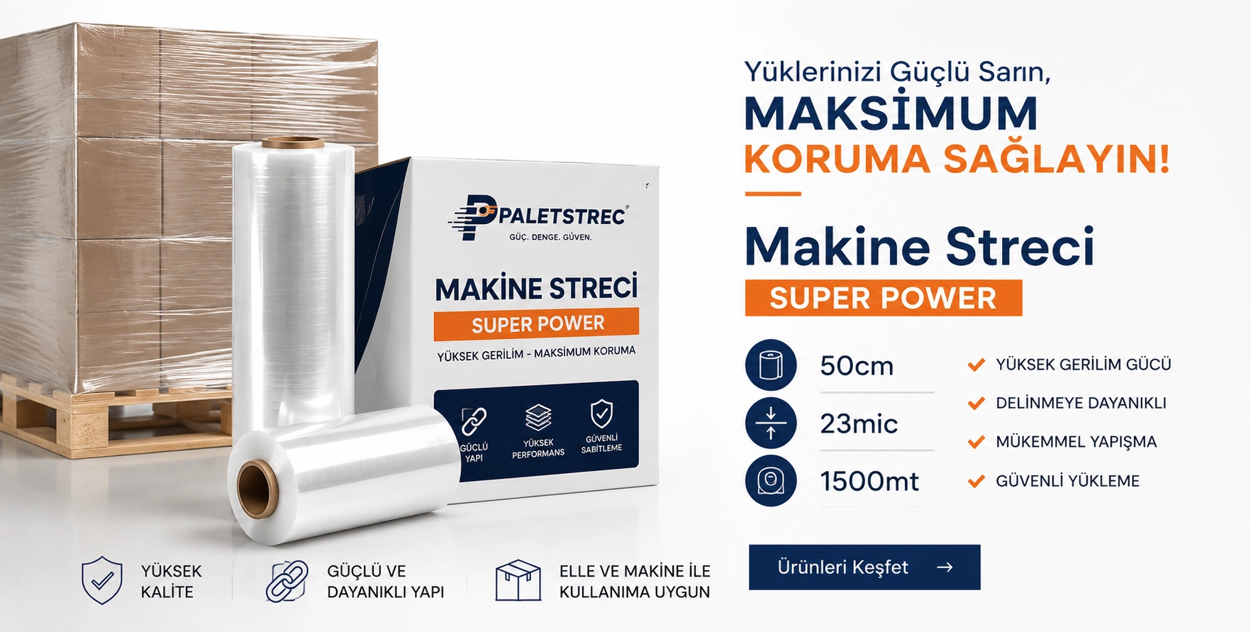 Makine Tipi Streç Film Çeşitlerini İncele | PaletStrec.com Makine Tipi Streç Film Çeşitlerini İncele | PaletStrec.com