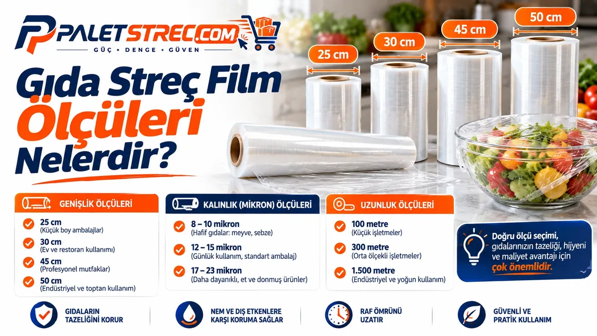 Gıda Streç Film Ölçüleri Nelerdir?
