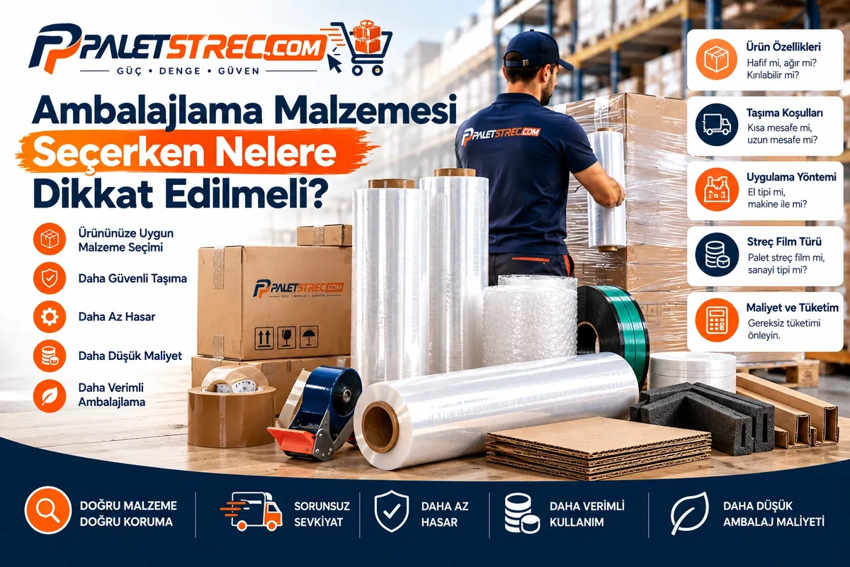 Ambalajlama Malzemesi Seçerken Nelere Dikkat Edilmeli?