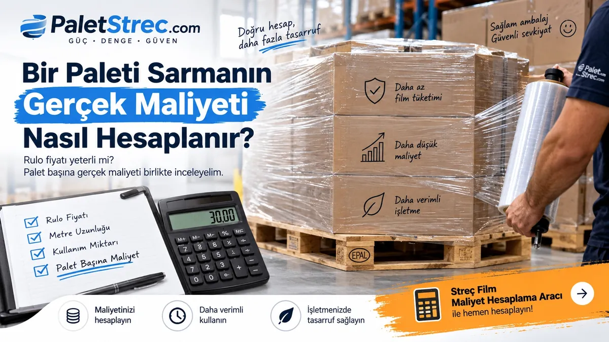 Bir Paleti Sarmanın Gerçek Maliyeti Nasıl Hesaplanır?