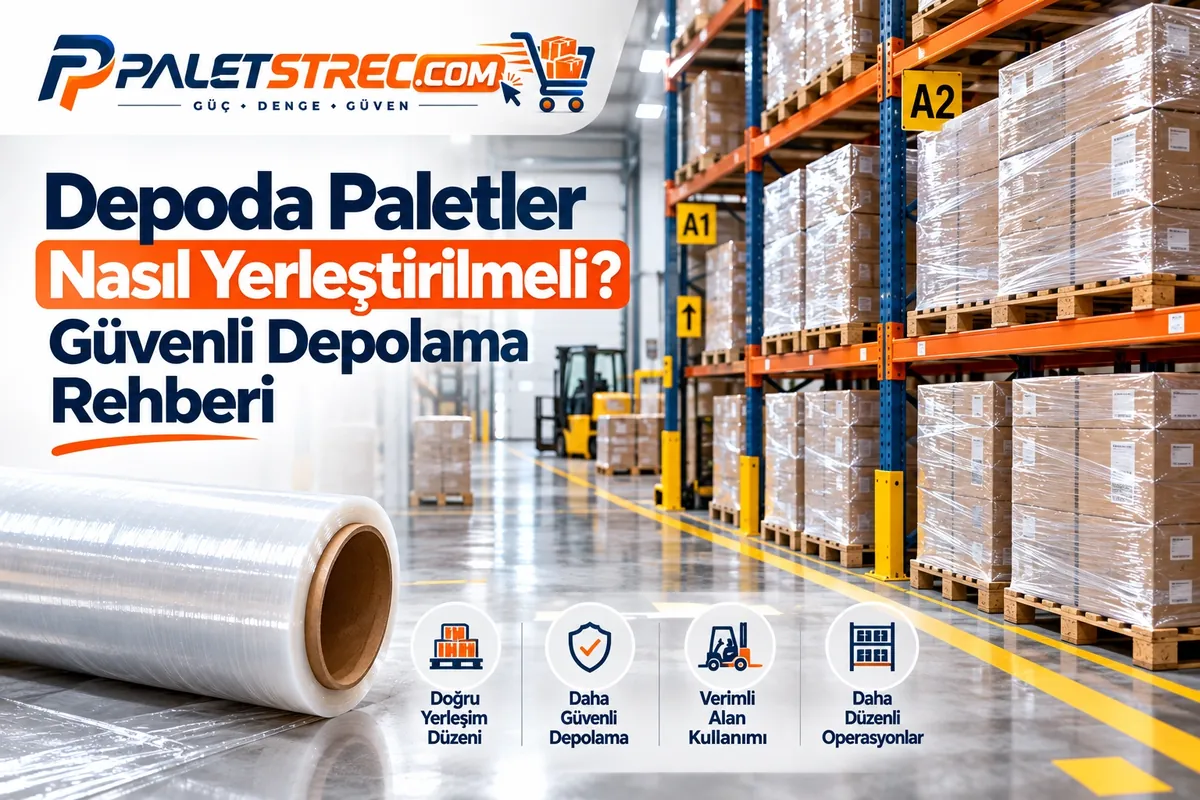 Depoda Paletler Nasıl Yerleştirilmeli ? Güvenli Depolama Rehberi