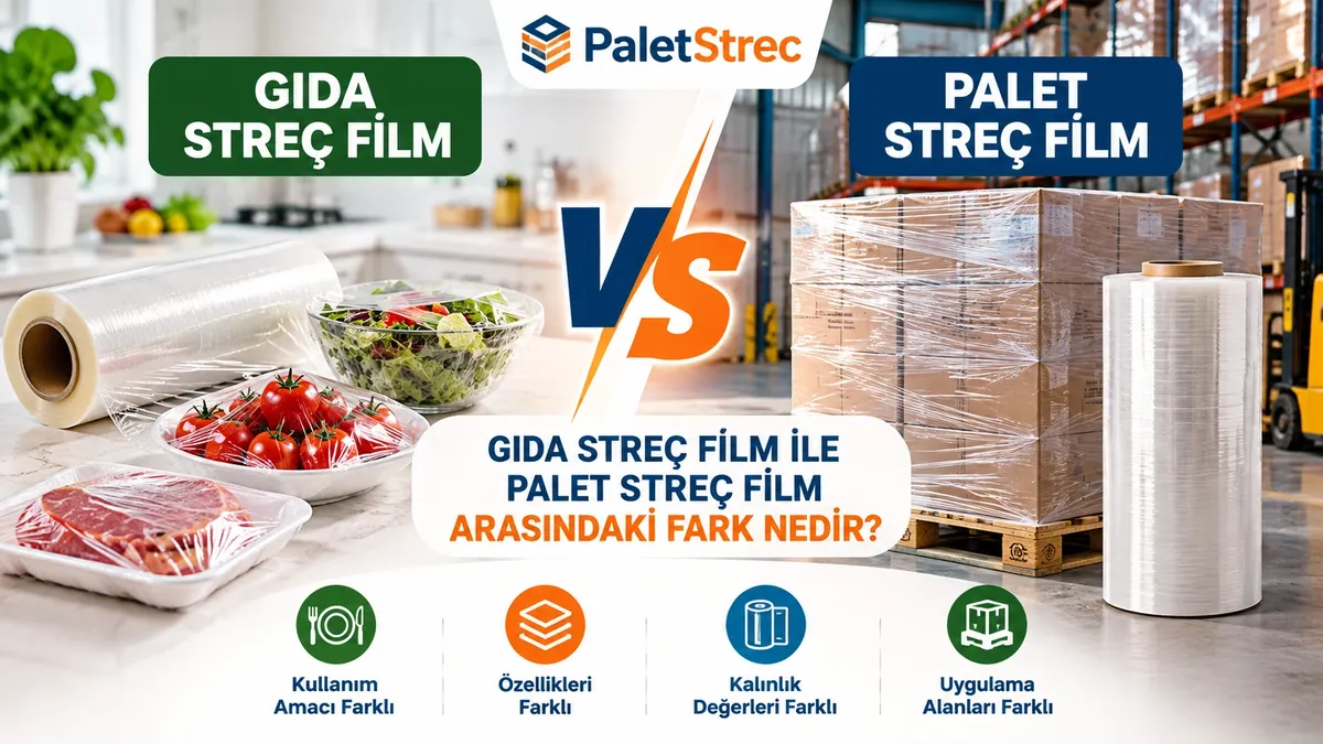 Gıda Streci ve Palet Streci Arasındaki Farklar Nedir ?