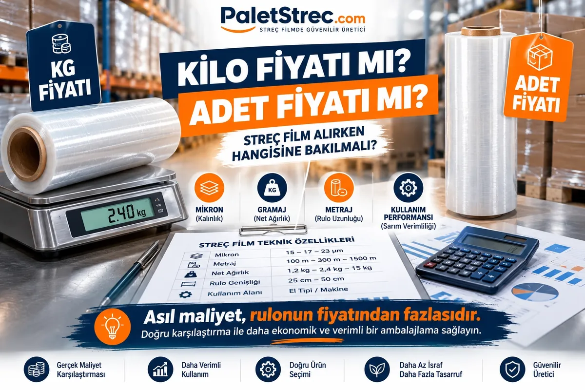 Kilo Fiyatı mı Adet fiyatı mı? Streç Film Alırken Hangisine Bakılmalı?