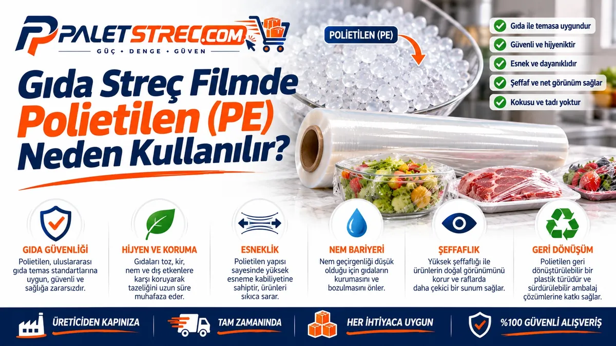 Gıda Streç Filmde Polietilen (PE) Neden Kullanılır?