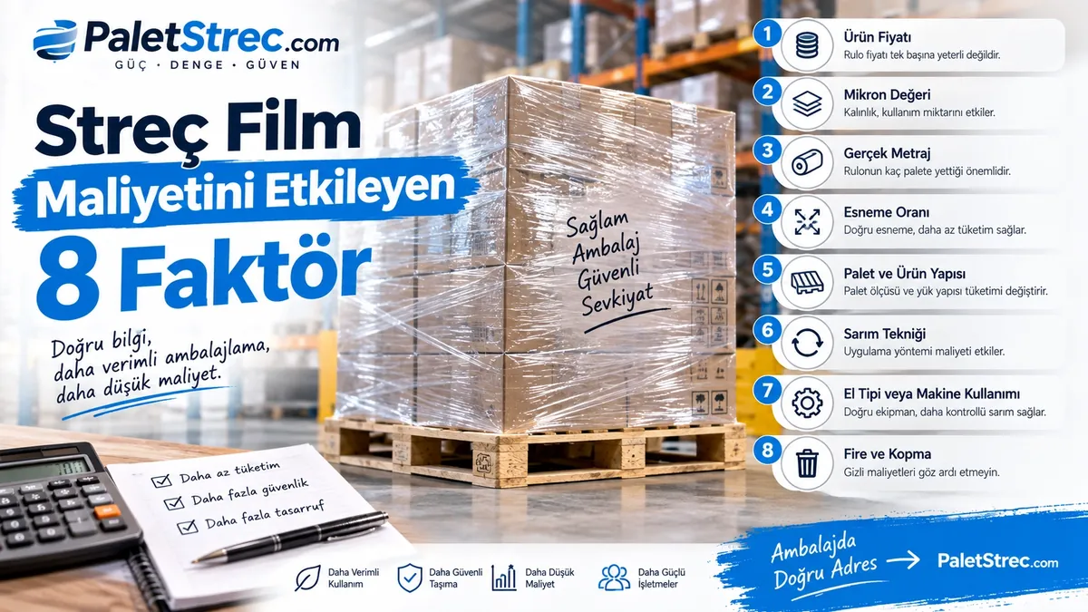Streç Film Maliyetini Etkileyen 8 Faktör