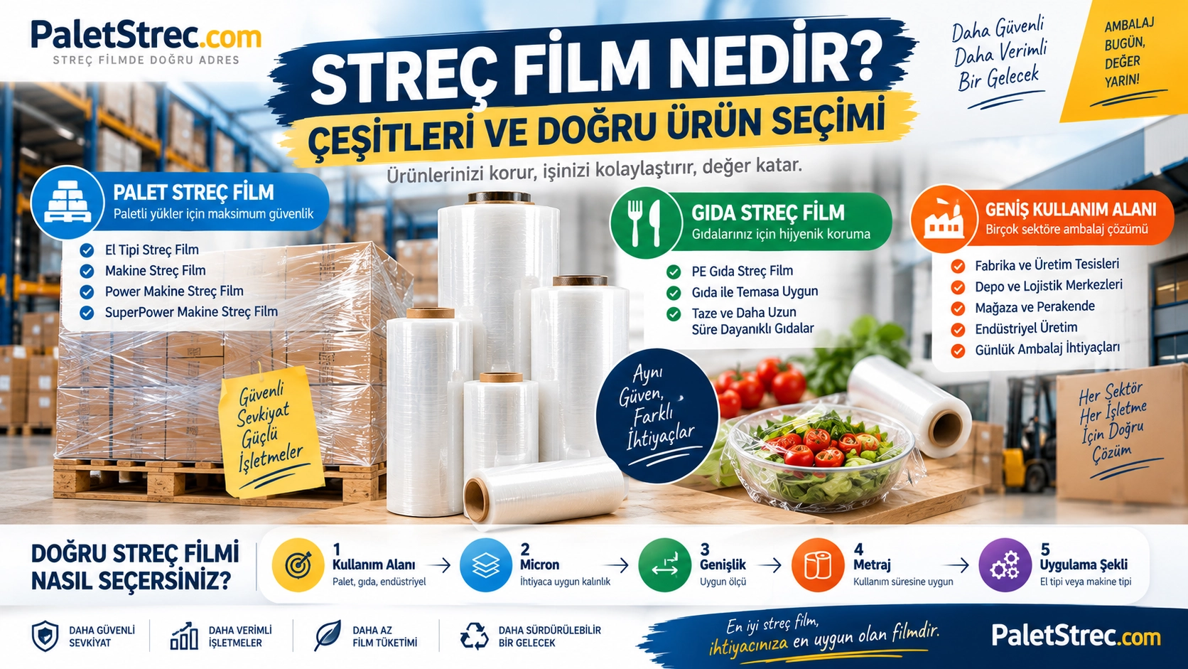 Streç Film Nedir? Doğru Streç Film Nasıl Seçilir?