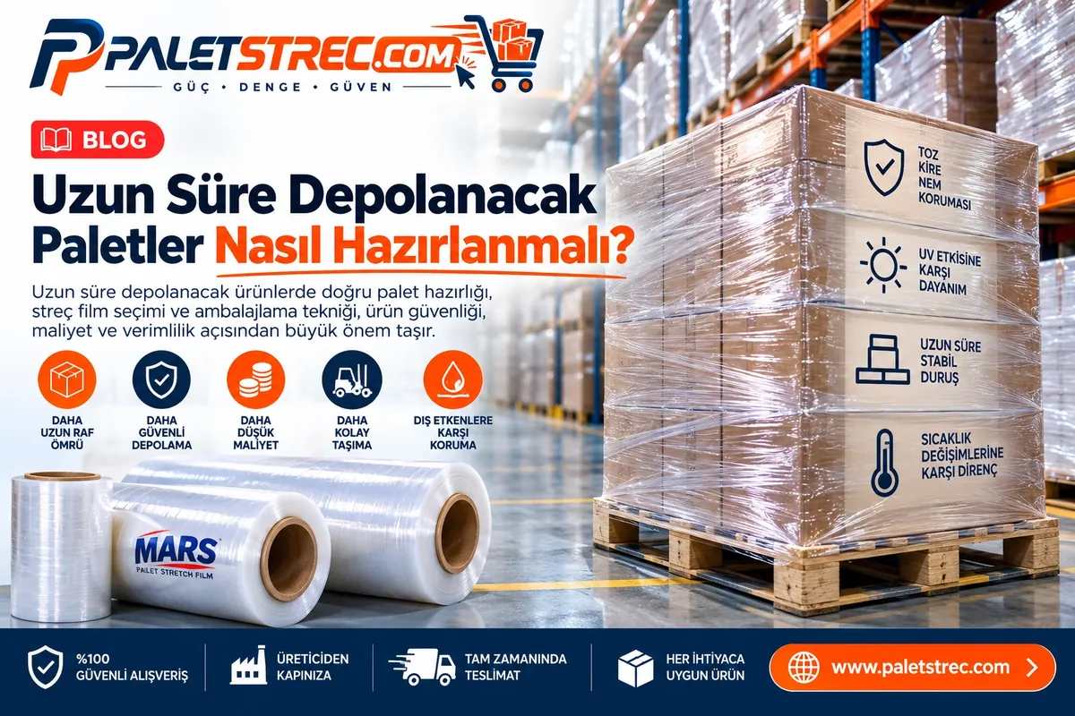 Uzun Süre Depolanacak Paletler Nasıl Hazırlanmalı?