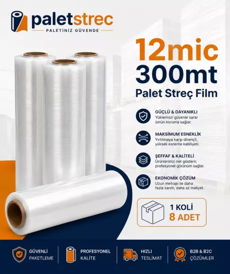 El Tipi Streç Film 50cm 12mic - 300 MT El Tipi Streç Film 50cm 12mic - 300 MT